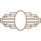 Ekena Millwork Elizabeth Wood Fretwork Pierced Ceiling Medallion, Walnut, 16"W x 8"H x 4 3/8"IW x 7 5/8"IH x 3/8"T CMWP16X08X0375EBWA - alternate 1